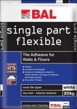 BAL Flexible White Cement-Based Adhesive 1kg