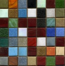 Confetti Mixed Mexican Glass Mosaic Sheet